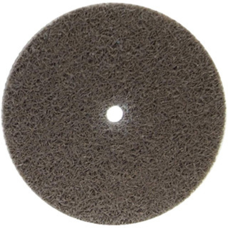 Merit Abrasives 3 Diam, 1/4 Face Width, 1/4 Center Hole, Medium Grade, Aluminum Oxide Deburring Wheel Unitized, Hard Density 8 Grade, 12,000 RPM 66261054181 – 84525351
