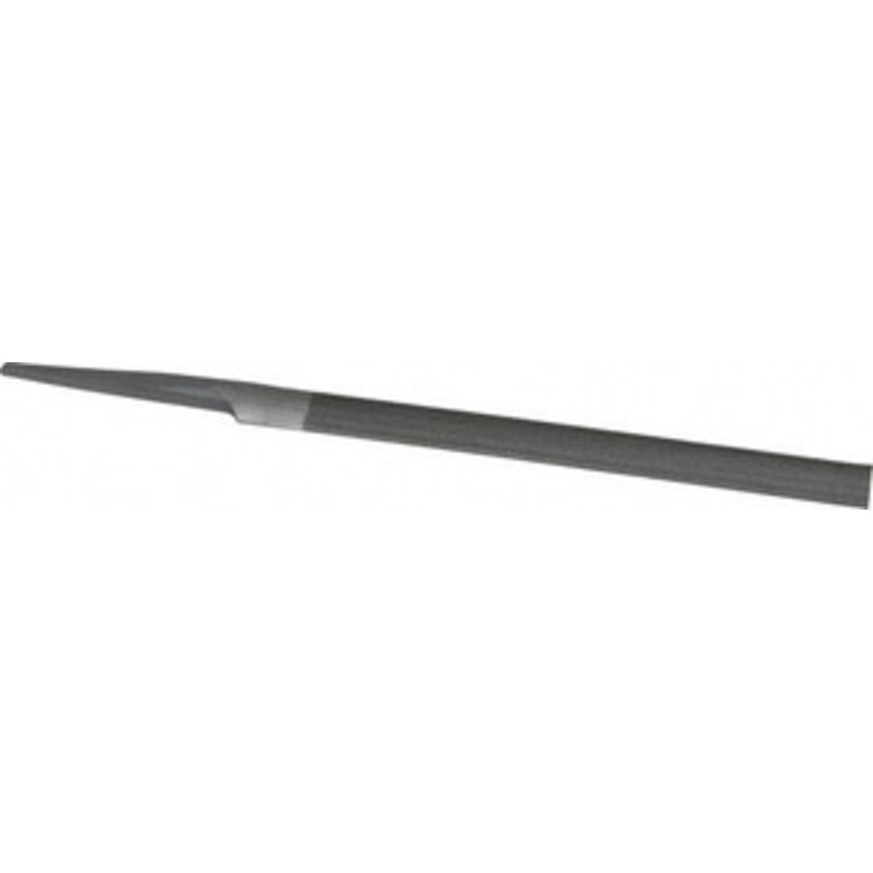 Nicholson 4 Long, Second Cut, Half Round American-Pattern File Single, Double Cut, 9/64 Overall Thickness, Tang 04729N – 80759020