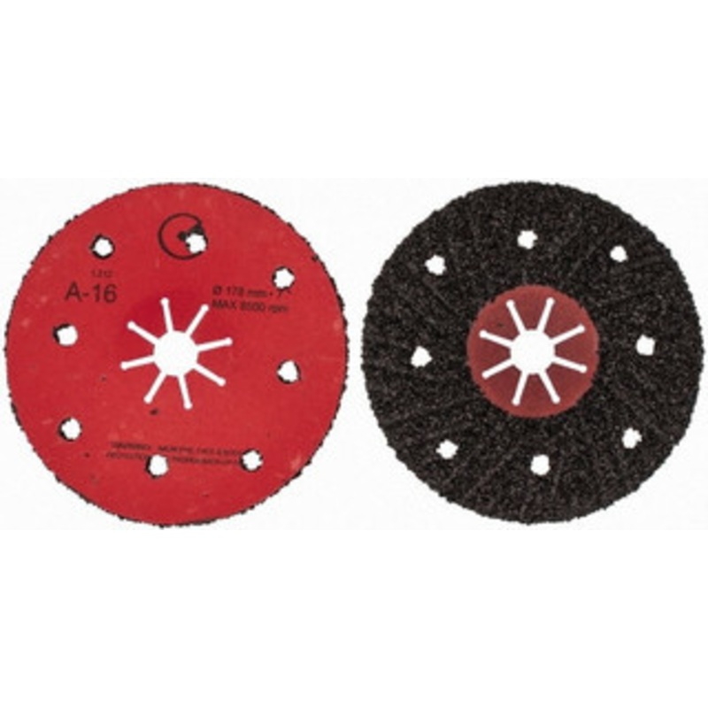 Value Collection 7 Diam, 7/8 Hole, 16 Grit Aluminum Oxide Fiber Disc Very Coarse, 8,000 Max RPM 01-1001 – 03682168