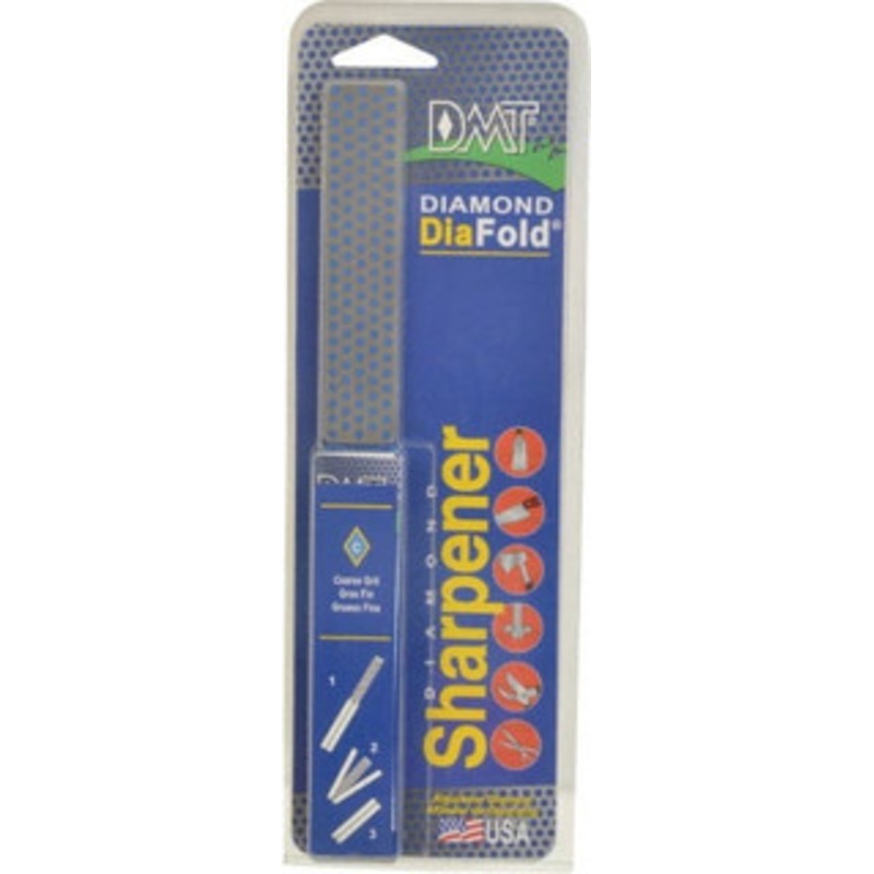 DMT Coarse Grade, Diamond Whetstone Sharpener 325 Grit, 45 Micron, Diamond Area 4.3 Long x 1 Wide, 9-1/2 Open Length, 5 Closed Length FWC – 05126032
