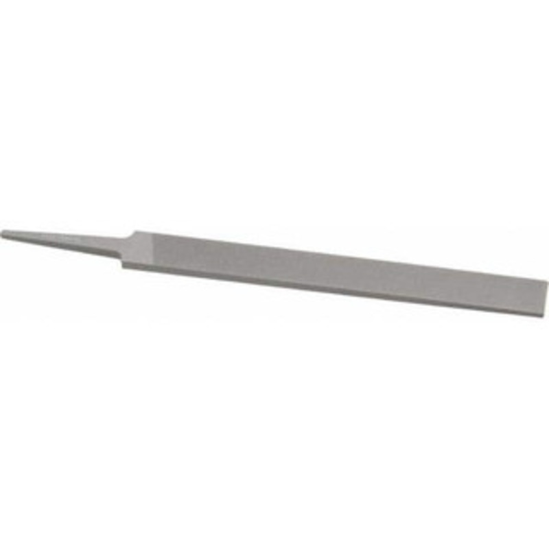 Grobet USA 6 Standard Precision Swiss Pattern Hand File Double Cut, 0 Cut, 3/4 Width x 5/32 Thick, with Tang 31.144 – 60205309