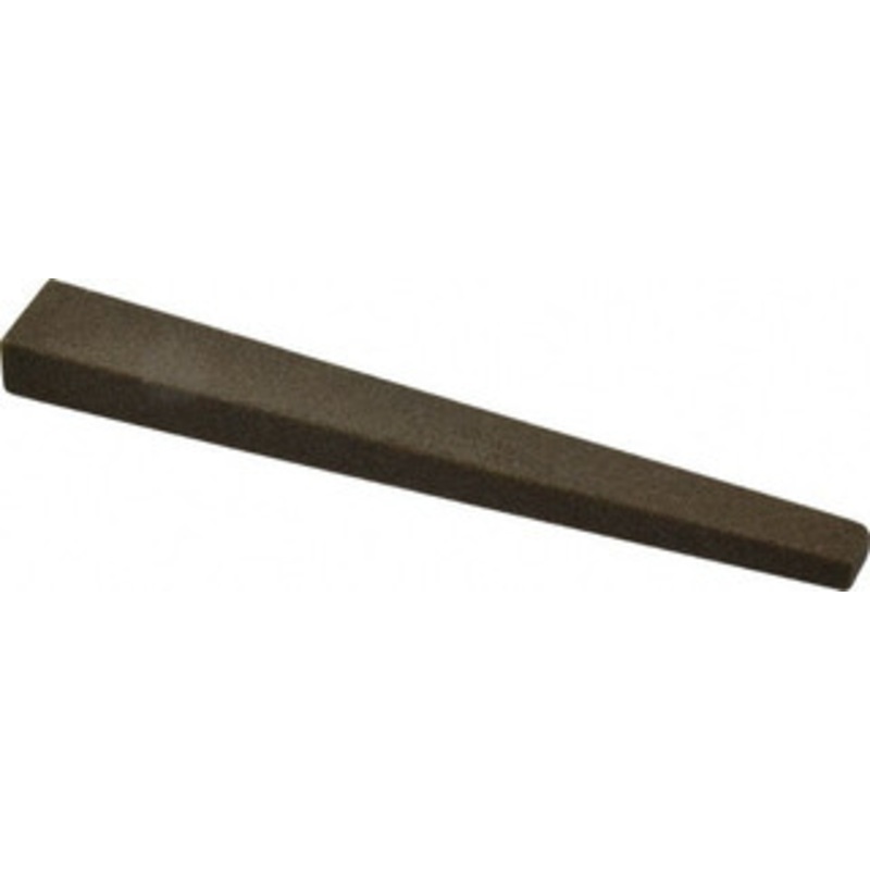 Made in USA 1/2 Wide x 4 OAL, Aluminum Oxide Sharpening Stone Flat Tapered, Coarse Grade, 120 Grit U305A – 05113055
