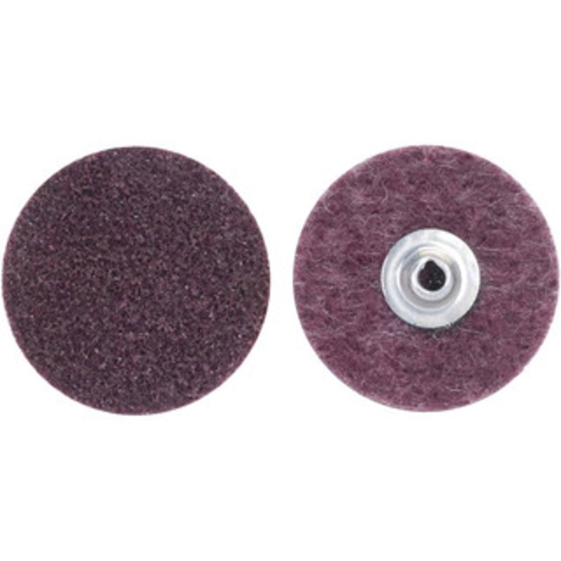 Merit Abrasives 3 Aluminum Oxide Quick Change Disc Type S Attachment, Medium Grade, Non-Woven, 20,000 RPM, Power-Lock Type 2 Compatible 08834162910 – 07342017