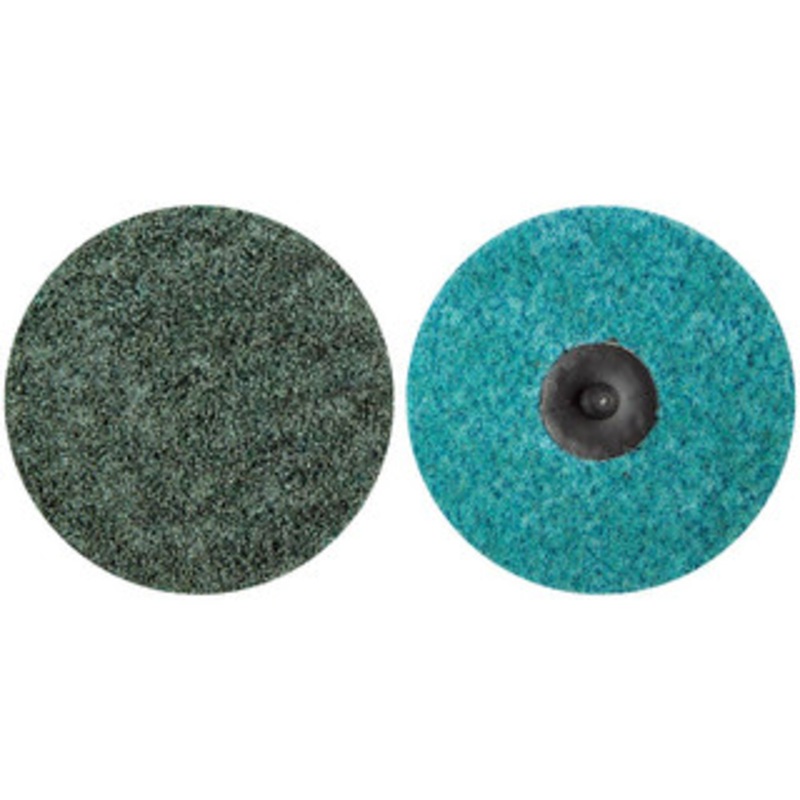 Norton 4 Aluminum Oxide Quick Change Disc Type R Attachment, Coarse Grade, Blue, Non-Woven, Nylon Web Backing, 12,000 RPM, Roloc TR Compatible 66261170274 – 39062963