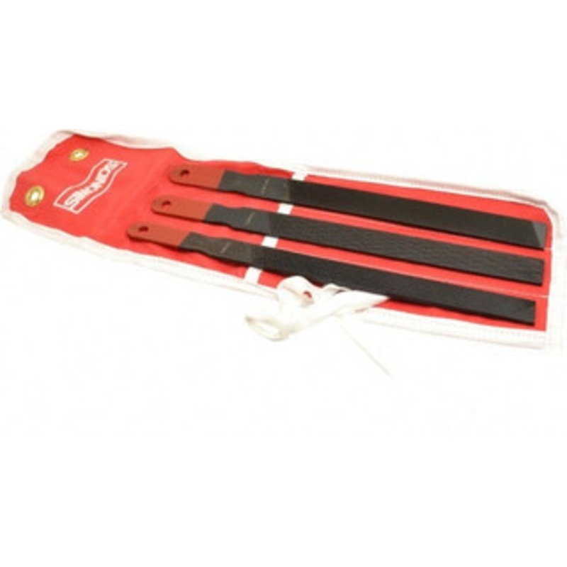 Simonds Saw 3 Piece American Pattern File Set 8, 10 Long, Bastard Coarseness, Paddle Handle, Set Includes Mill 72758880 – 85423895