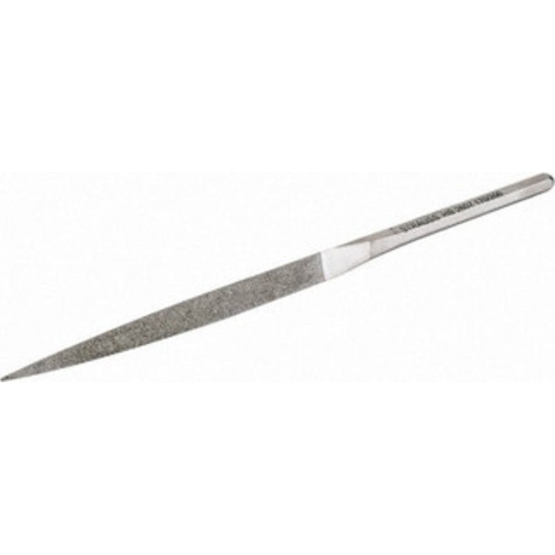 Strauss & Co. 8-1/2 OAL Fine Three Square Needle Diamond File 3/8 Wide x 3/8 Thick, 4-3/8 LOC, 91 Grit HB2607 D91 – 05232988