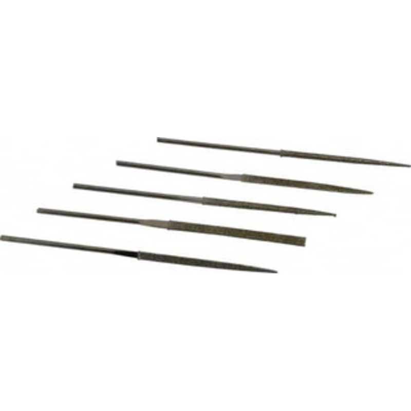 Value Collection 5 Piece Diamond Pattern File Set 5-1/2 Long, Coarse Coarseness, Set Includes Flat, Round, Square, Three Square CFN5063 – 09903816