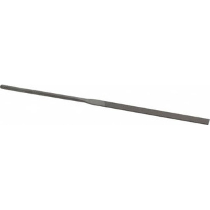 Grobet USA 5-1/2 Needle Precision Swiss Pattern Equalling File 0 Cut, 2-1/2 LOC, with Handle 31.501 – 60234200
