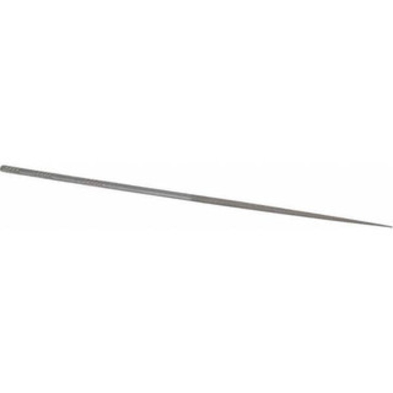 Nicholson 6-1/4 Needle Precision Swiss Pattern Round File 6 Cut, 3 LOC, with Handle T37800 – 60304458