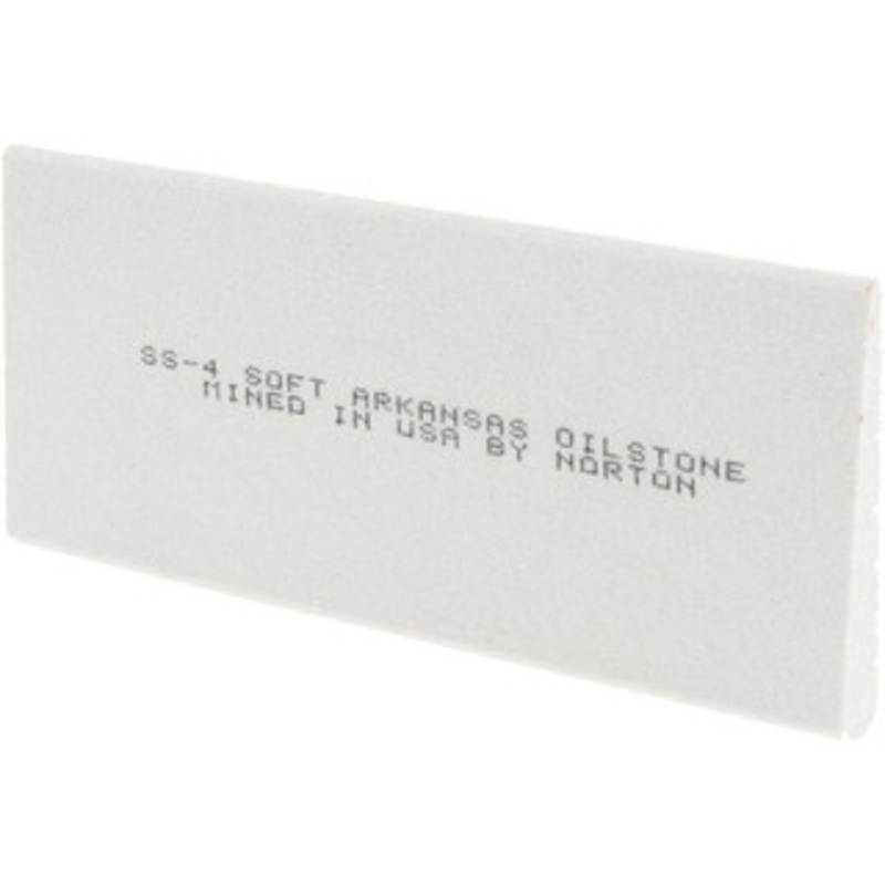 Norton 4 Long x 1-3/4 Diam x 3/8 Thick, Novaculite Sharpening Stone Round Edge Slip, Extra Fine Grade 61463687055 – 98873045