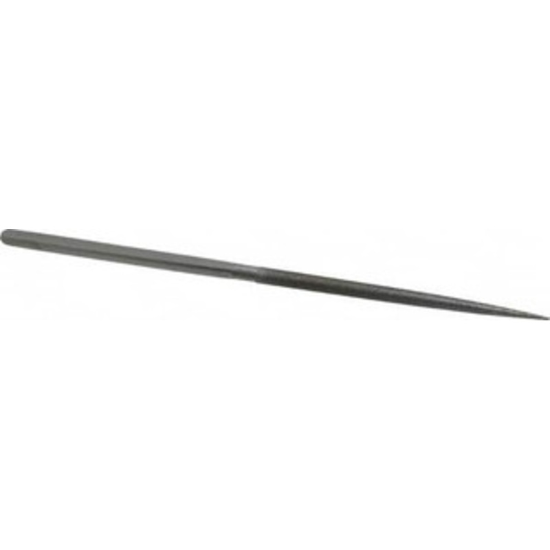 Strauss & Co. 8-1/2 OAL Medium Round Needle Diamond File 1/4 Wide x 1/4 Thick, 4-3/8 LOC, 126 Grit HB2610 D126 – 05233051