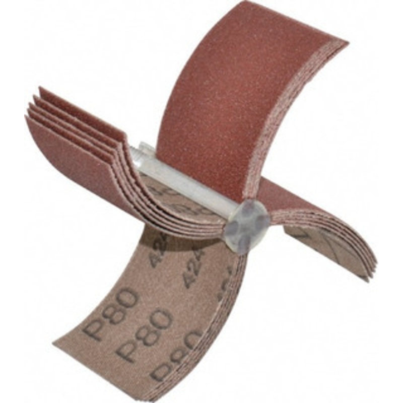 Superior Abrasives 80 Grit, Coated, Aluminum Oxide Bore Polisher 1/4 Shank Length, Medium Grade, 15,000 RPM, Polishes Bores with 2-1/2 to 3 Diam 39177 – 05657994