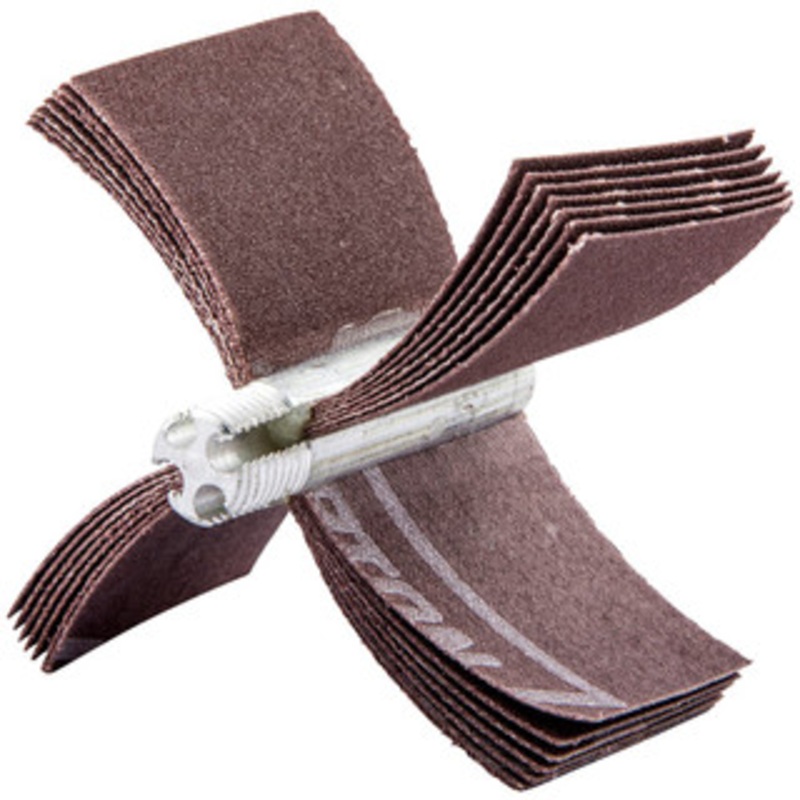 Merit Abrasives 60 Grit, Coated, Aluminum Oxide Bore Polisher Medium Grade, 16,000 RPM, Polishes Bores with 2-1/8 to 2-1/2 Diam 08834154109 – 90085002