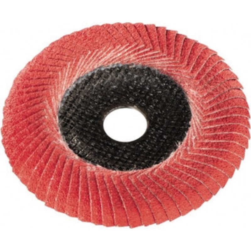 Metabo 5 60 Grit 7/8 Center Hole Type 29 Ceramic Flap Disc Medium Grade, Coated, Arbor Attachment, Fiberglass Backing, 12,200 RPM 626460000 – 54274790