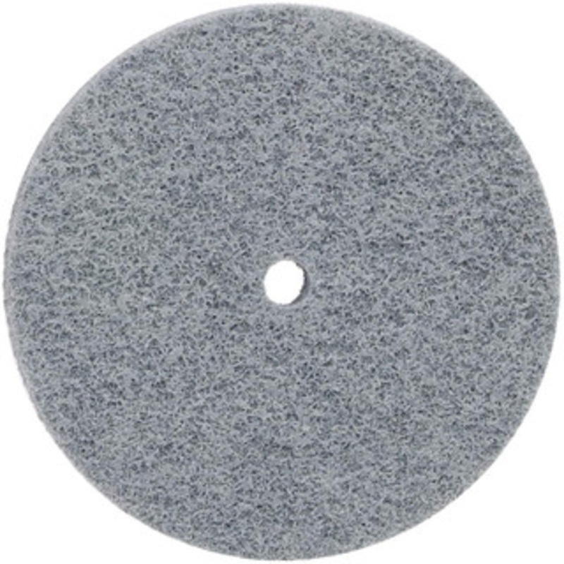 Norton 3 Diam, 1/2 Face Width, 1/4 Center Hole, Very Fine Grade, Silicon Carbide Deburring Wheel Unitized, Medium Grade, 18,000 RPM 66261058859 – 70537667