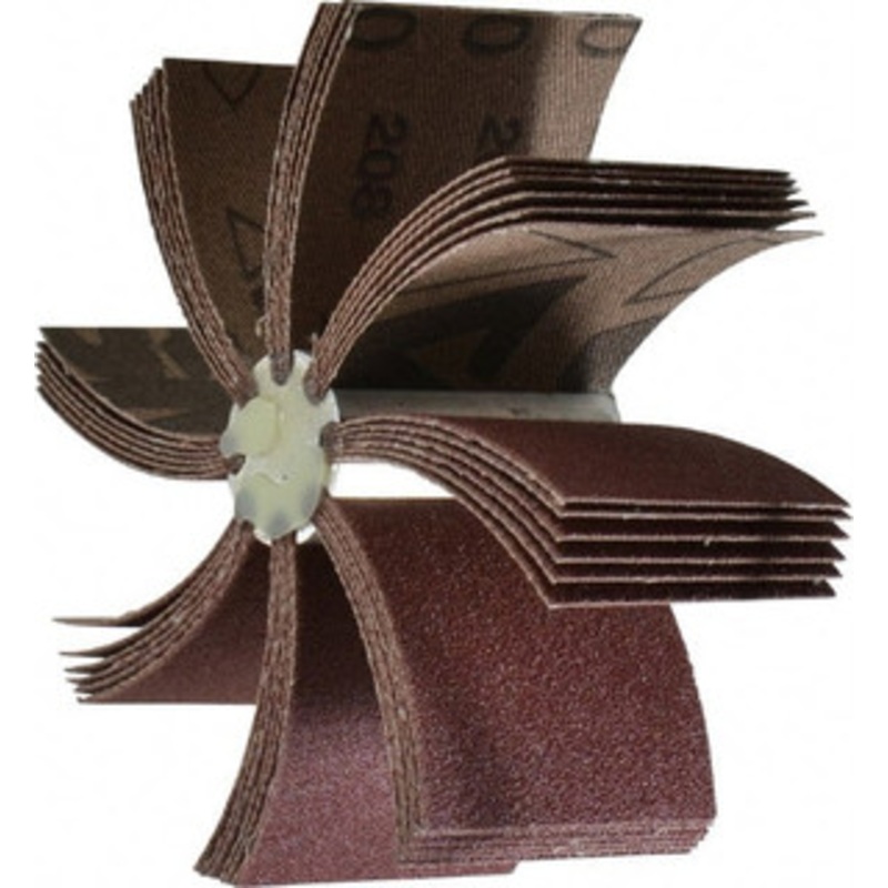 Superior Abrasives 120 Grit, Coated, Aluminum Oxide Bore Polisher 1/4 Shank Length, Fine Grade, 15,000 RPM, Polishes Bores with 2-5/8 to 3 Diam 39190 – 05658034