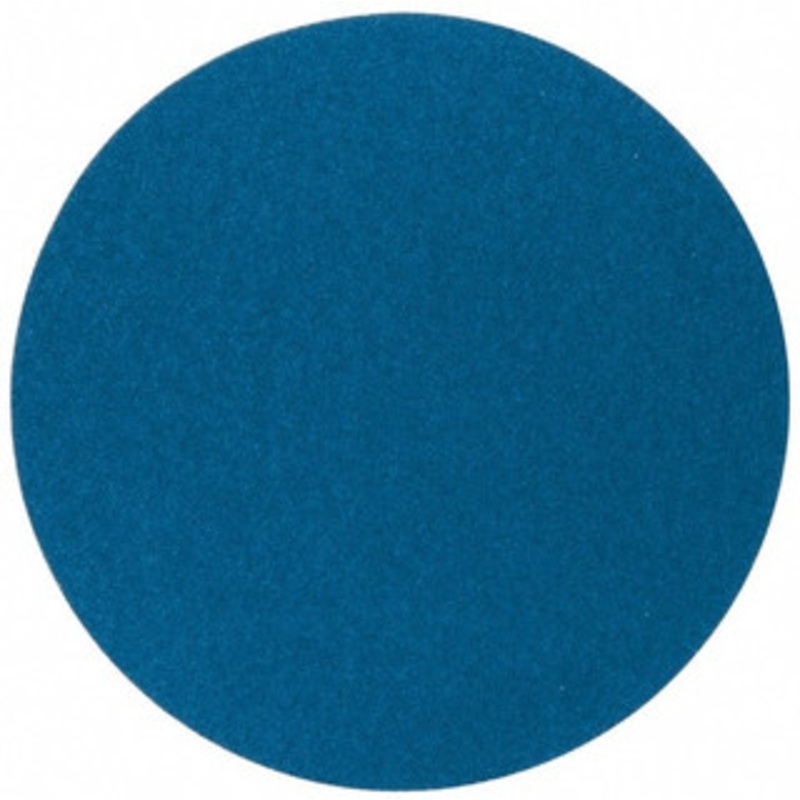 Superior Abrasives 20 Diam, 40 Grit Zirconia Alumina Adhesive PSA Disc Coarse Grade, Blue, X Weighted Backing, Flexible 17484 – 01008879