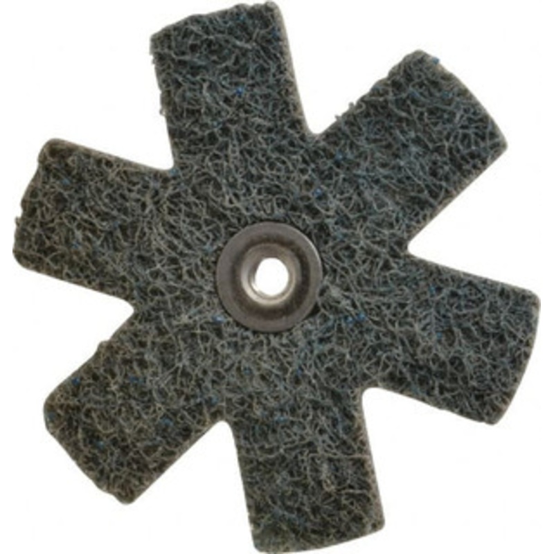 Superior Abrasives 3 Diam Nonwoven Sanding Star Very Fine Grade, Eyelet, 8,000 RPM 28840 – 40037897