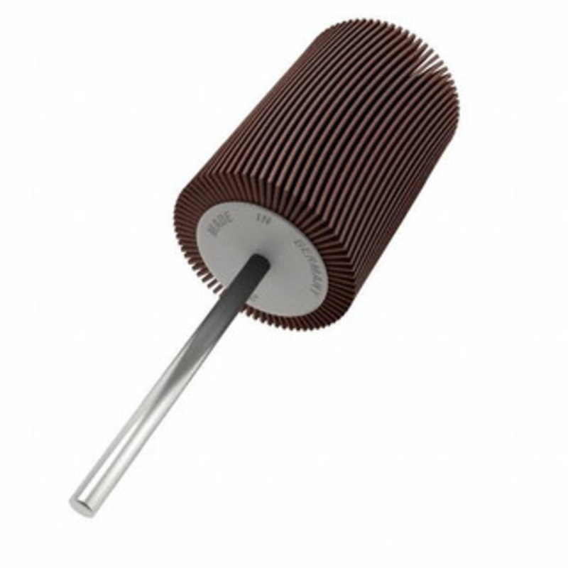 Value Collection 5/8 Diam x 3/4 Face Width, Very Fine Aluminum Oxide Coated Mounted Flap Wheel 1/8 Shank Mount, 240 Grit, X Weighted Cloth Backing, 40,000 Max RPM 112050 – 05096284