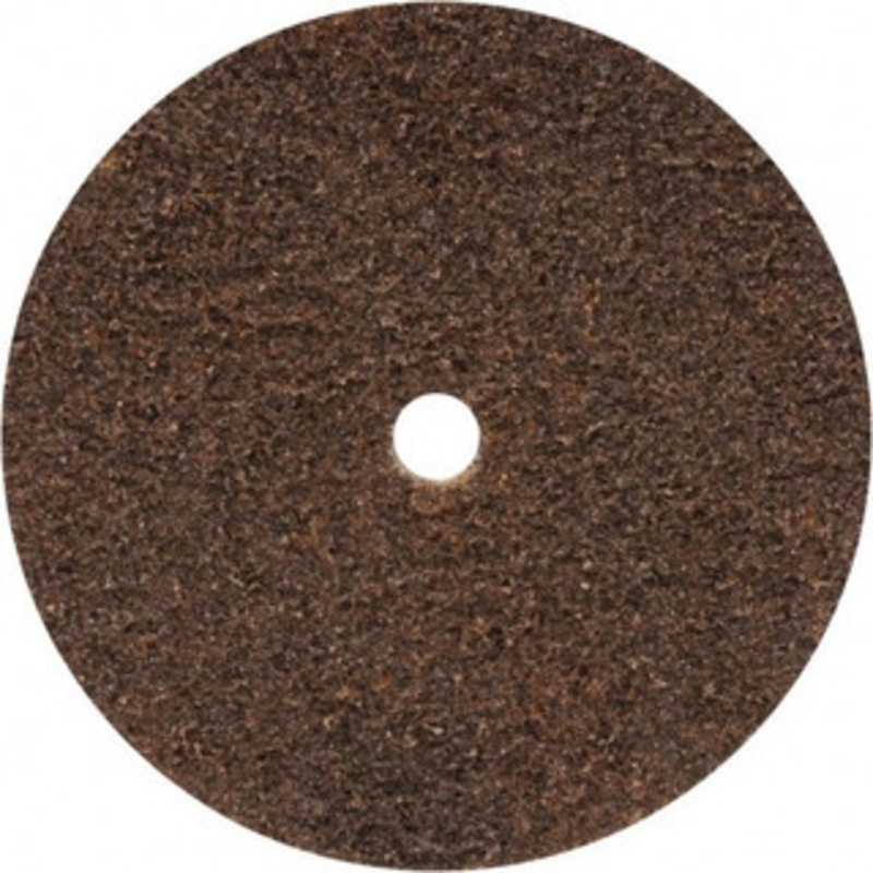 Walter Surface Technologies 4-1/2 Coarse Grade Aluminum Oxide Deburring Disc 7/16 Center Hole, Hook & Loop Connection, Tan, 11,000 Max RPM 07R452 – 76133636