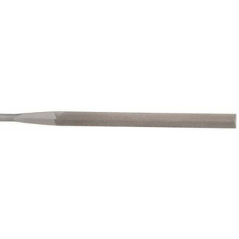 Grobet USA 5-1/2 Needle Precision Swiss Pattern Slitting File 0 Cut, 2-1/2 LOC, with Handle 31.604 – 60236106