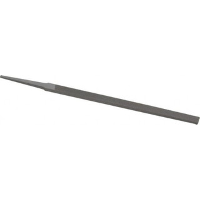 Grobet USA 6 Standard Precision Swiss Pattern Narrow Pillar File Double Cut, 0 Cut, 3/8 Width x 5/32 Thick, with Tang 31.192 – 60206307
