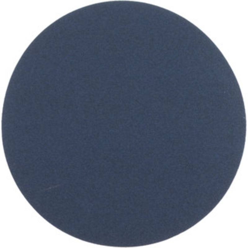 Norton 12 Diam, 80 Grit Zirconia Alumina Adhesive PSA Disc Coarse Grade, Blue, Y Weighted Backing, Flexible 66261138323 – 90843251
