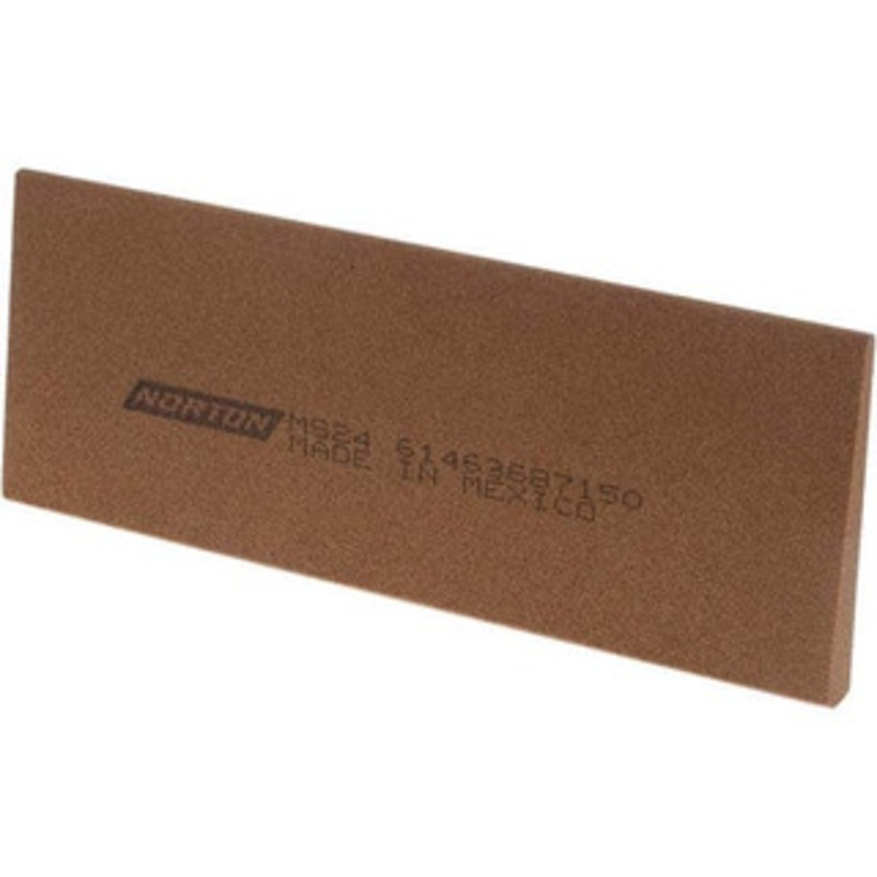Norton 4-1/2 Long x 1-3/4 Diam x 1/4 Thick, Aluminum Oxide Sharpening Stone Round, Medium Grade 61463687150 – 00579425
