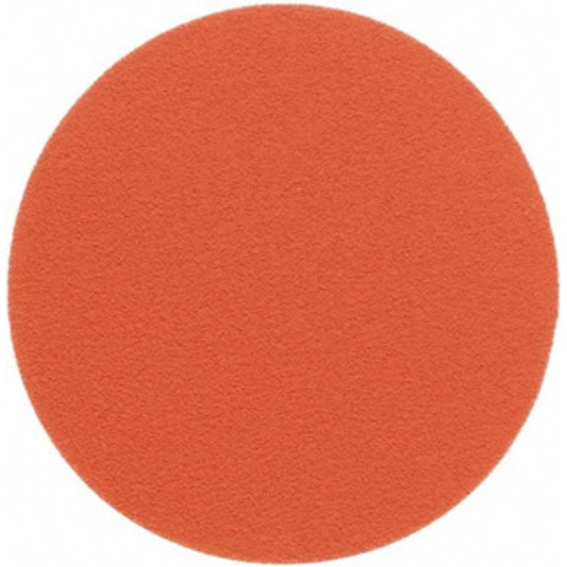 Norton 5 Diam, 80 Grit Ceramic Adhesive PSA Disc Coarse Grade, Orange, Y Weighted Backing, Flexible 66254461510 – 30651764