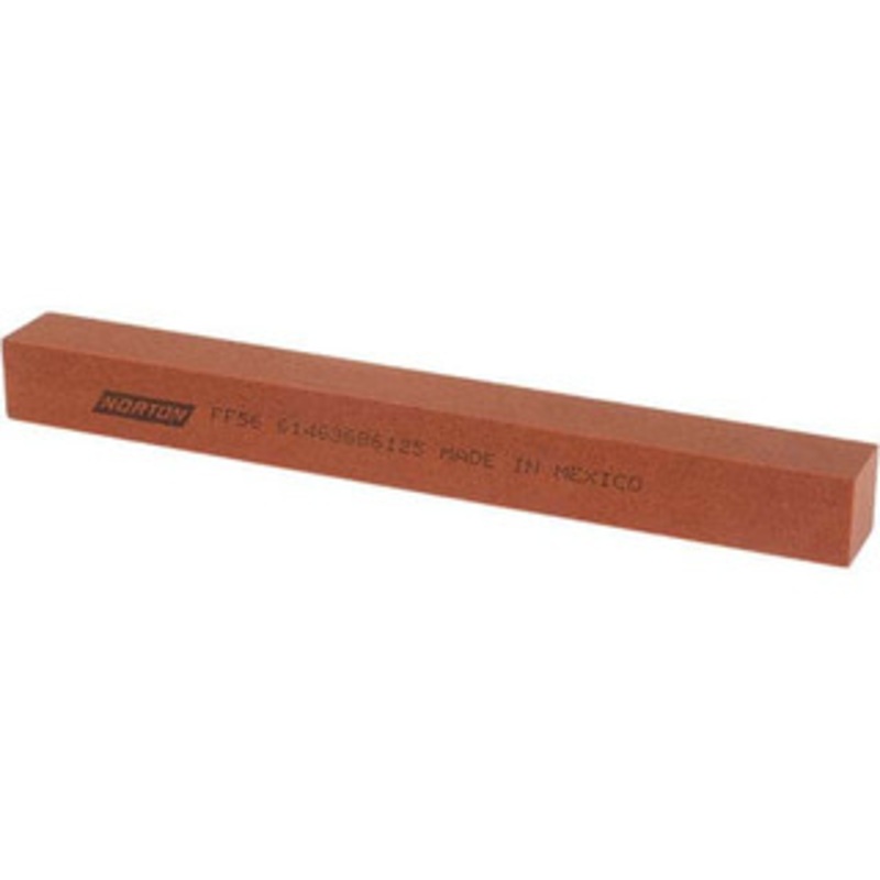 Norton 6 Long x 5/8 Wide x 5/8 Thick, Aluminum Oxide Sharpening Stone Square, Fine Grade 61463686125 – 01919000