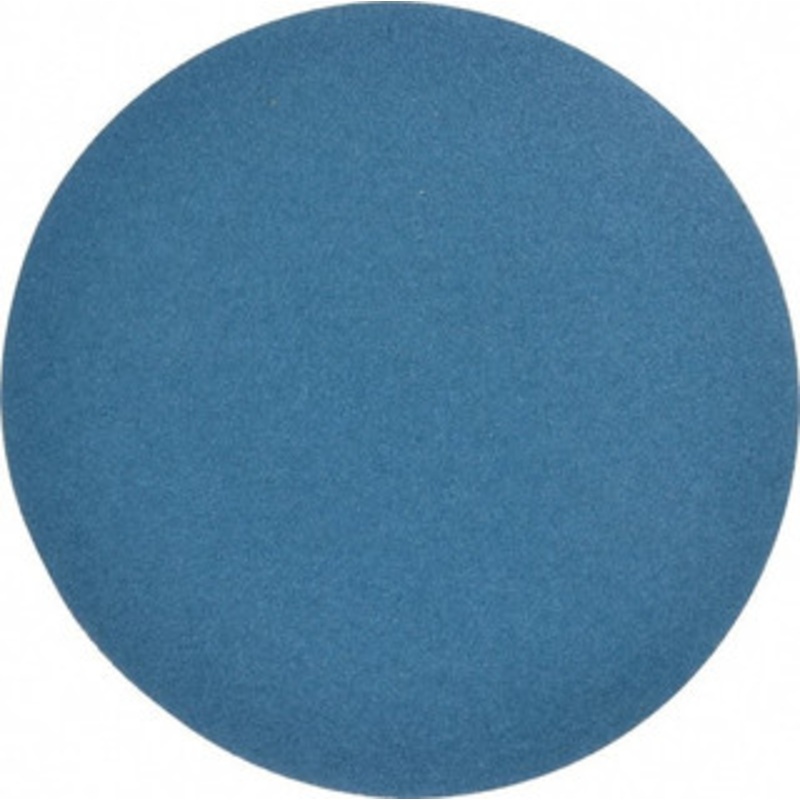 Superior Abrasives 10 Diam, 40 Grit Zirconia Alumina Adhesive PSA Disc Coarse Grade, Blue, Cloth Backing, Flexible 17513 – 88592431
