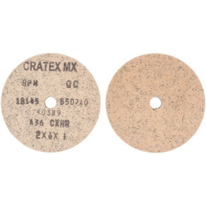 Cratex 2 Diam, 1/4 Hole, 36 Grit Aluminum Oxide Fiber Disc Very Coarse 40389 – 03596228
