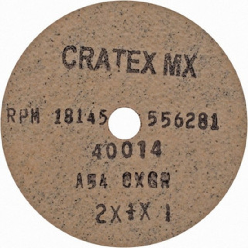 Cratex 2 Diam, 1/4 Hole, 54 Grit Aluminum Oxide Fiber Disc Coarse 40014 – 03596343