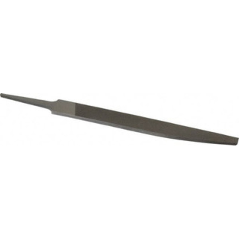 Nicholson 6 Long, Bastard Cut, Knife American-Pattern File Double Cut, 5/32 Overall Thickness, Tang 06804N – 80762115