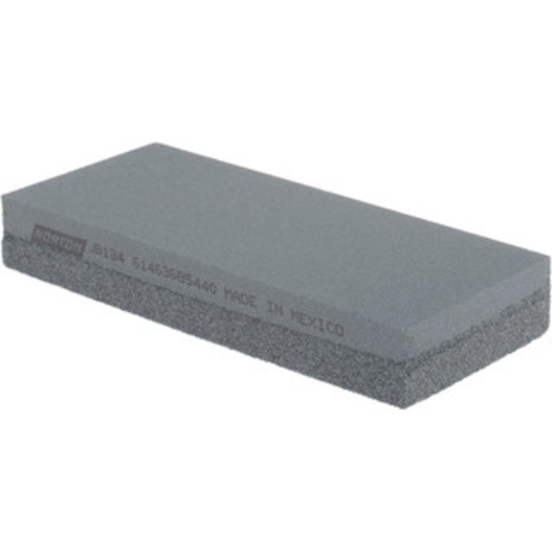Norton 4 Long x 1-3/4 Wide x 5/8 Thick, Silicon Carbide Sharpening Stone Rectangle, Coarse, Fine Grade 61463685440 – 32833741