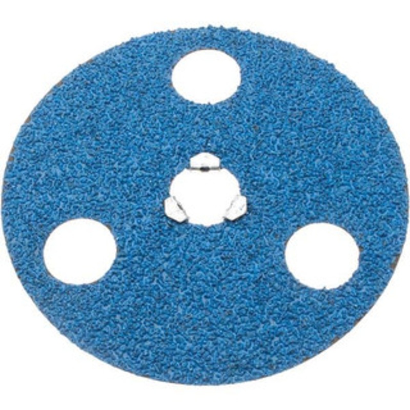 Norton 5 Diam, 24 Grit Zirconia Alumina Fiber Disc Very Coarse, 13,000 Max RPM, Series F826 66261126556 – 03064730