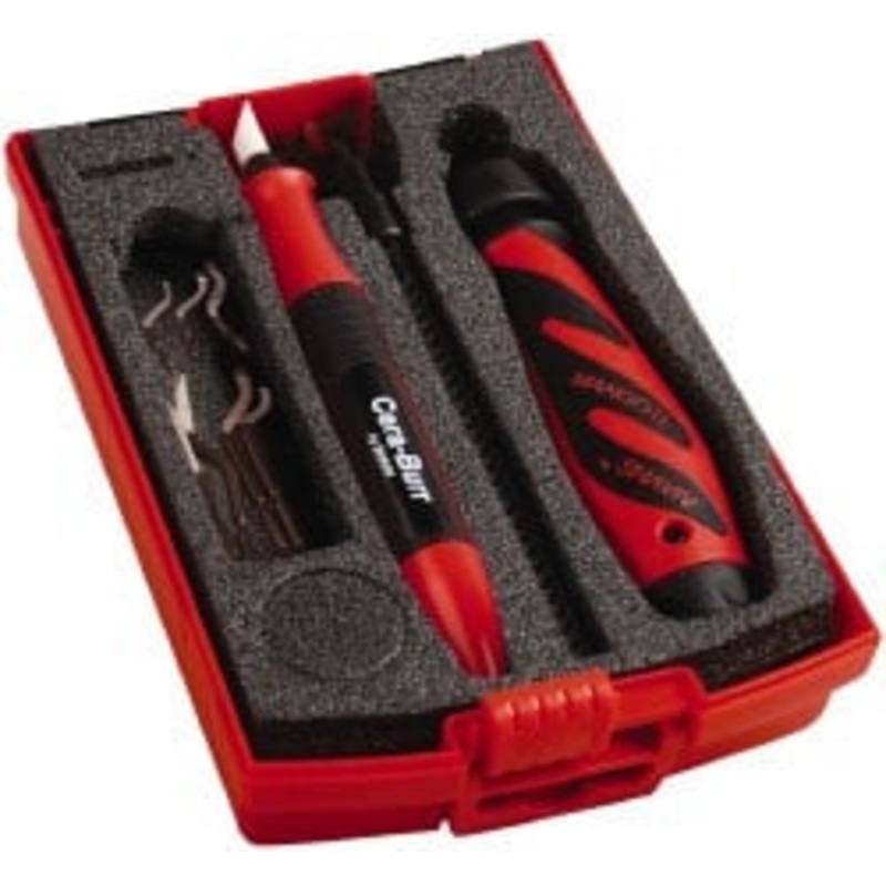 Shaviv 11 Piece High Speed Steel Hand Deburring Tool Set Blade Type B10, B11, B25, E111, E250, E400, E707, Holder Type B, E, For Straight Edges, Hole Edges, Hole Inner Surfaces, Flat Surfaces 154-00040 – 51538361