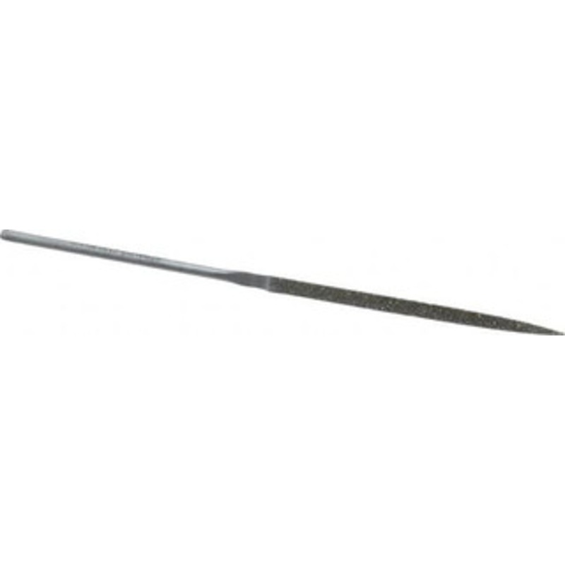 Strauss & Co. 5-1/2 OAL Coarse Three Square Needle Diamond File 9/64 Wide x 9/64 Thick, 2-3/4 LOC, 181 Grit 2132 D181 – 05241716