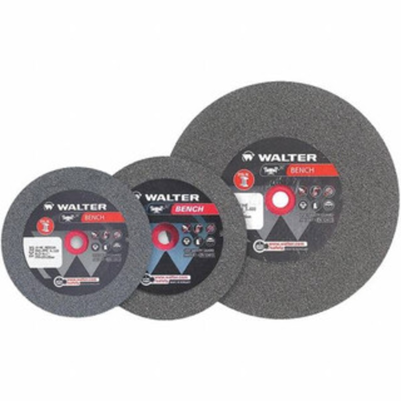 Walter Surface Technologies 46 Grit Aluminum Oxide Bench & Pedestal Grinding Wheel 6 Diam x 1 Hole x 3/4 Thick, 4100 Max RPM, Medium Grade, Vitrified Bond 12E325 – 57856569