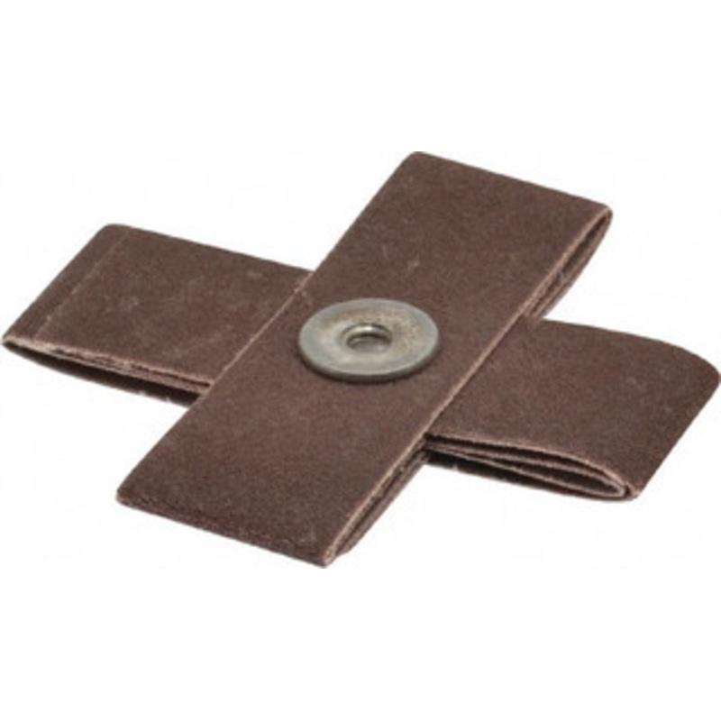 Made in USA 120 Grit, Fine Grade, Aluminum Oxide Cross Pad 3 Long x 1 Wide x 1 Thick, Cloth Backed, X Backing Weight, 8 Ply, 15,000 Max RPM 809775-69732 – 57291916