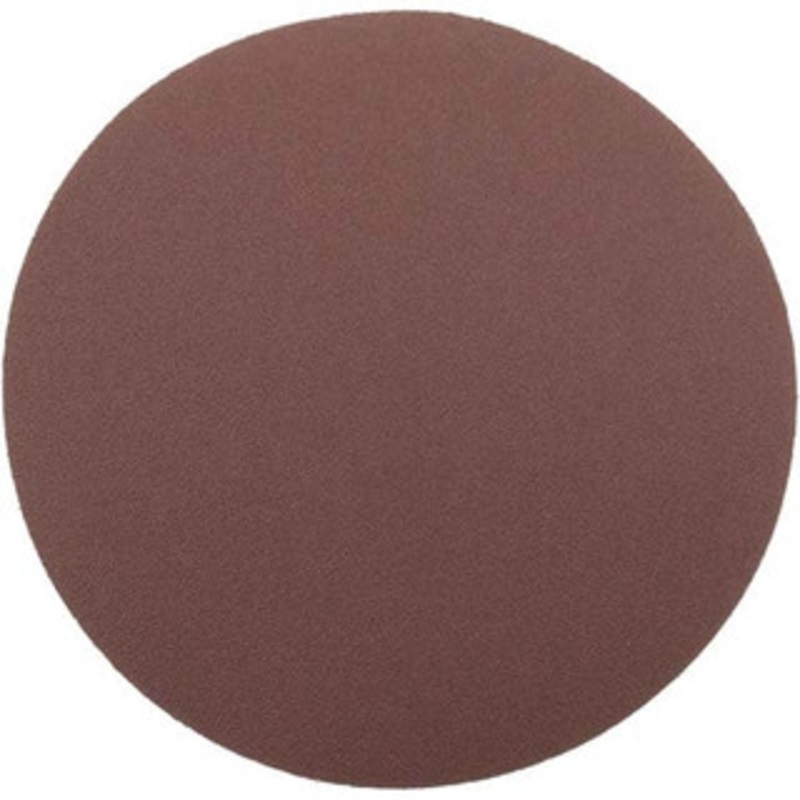 Merit Abrasives 10 Diam, 80 Grit Aluminum Oxide Adhesive PSA Disc Coarse Grade, Black, Cloth Backing, Flexible, Use with Stationary Disc Sanders 08834173020 – 72383433