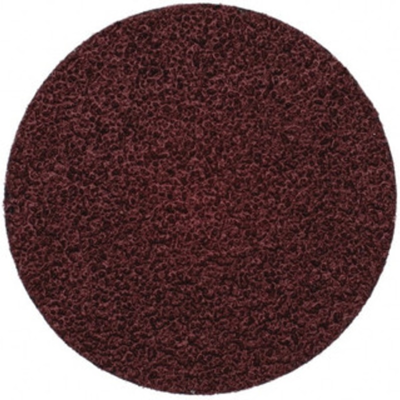 Merit Abrasives 3 36 Grit Aluminum Oxide Quick Change Disc Type R Attachment, Brown, Coated, Cloth Backing, 20,000 RPM, Power-Lock Type 3 Compatible 69957399718 – 32068462