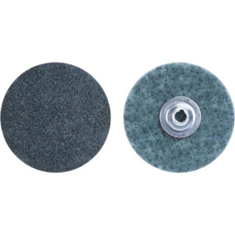 Merit Abrasives 3 Aluminum Oxide Quick Change Disc Type S Attachment, Very Fine Grade, Brown, Non-Woven, 20,000 RPM, Power-Lock Type 2 Compatible 08834166321 – 01829175