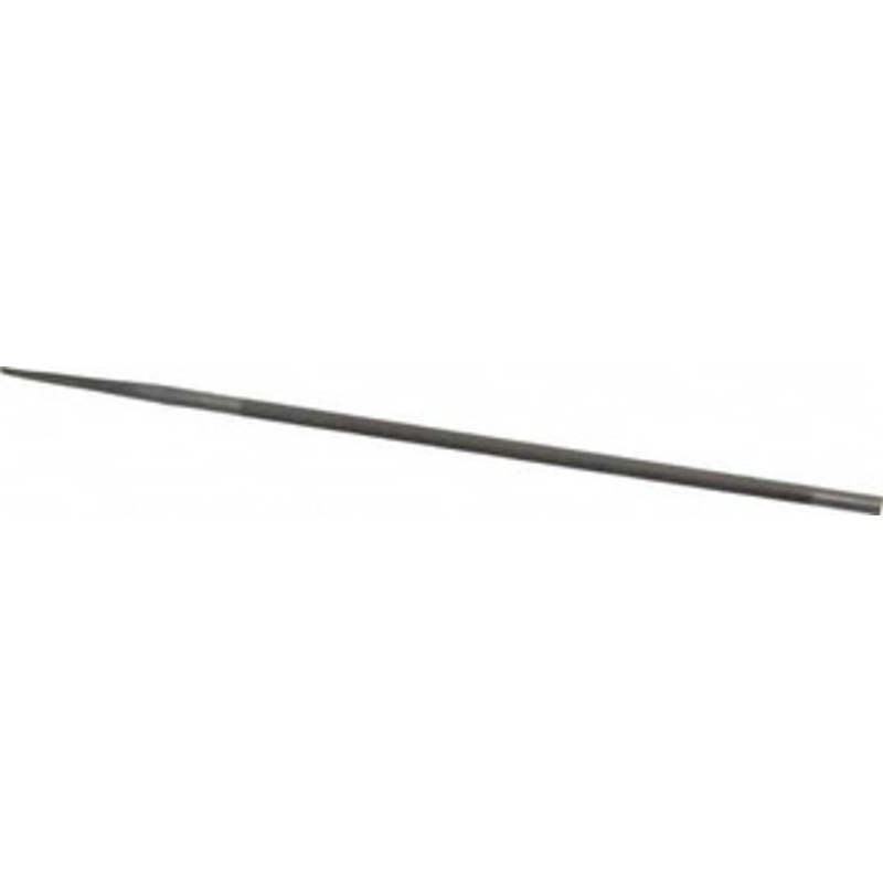 Nicholson 8 Long, Smooth Cut, Round American-Pattern File Double Cut, 7/32 Overall Thickness, Tang 02230B – 77485373