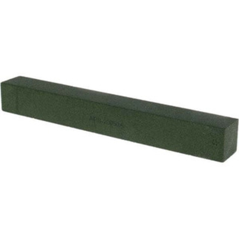 Norton 120 Grit Aluminum Oxide Square Polishing Stone Fine Grade, 1 Wide x 8 Long x 1 Thick 61463643318 – 01555507