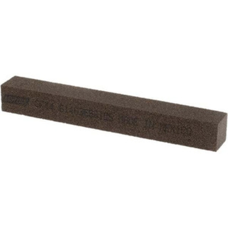 Norton 4 Long x 1/2 Wide x 1/2 Thick, Aluminum Oxide Sharpening Stone Square 61463686105 – 00578153