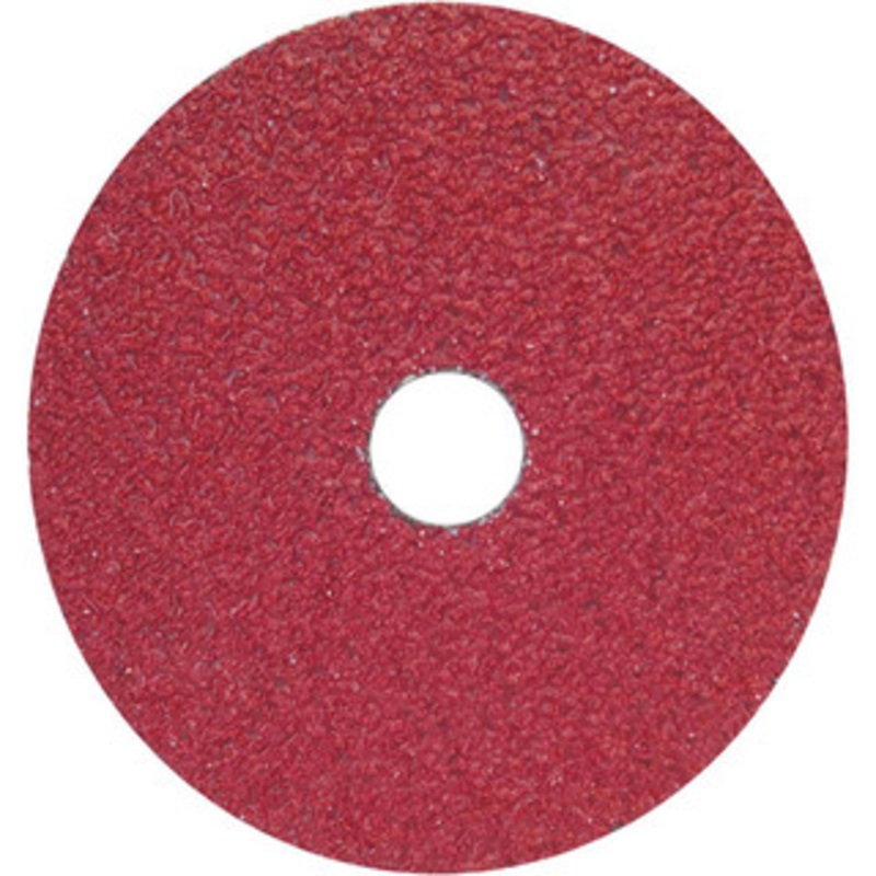 Norton 9-1/8 Diam, 7/8 Hole, 100 Grit Ceramic Alumina Fiber Disc Medium 77696008453 – 92882406