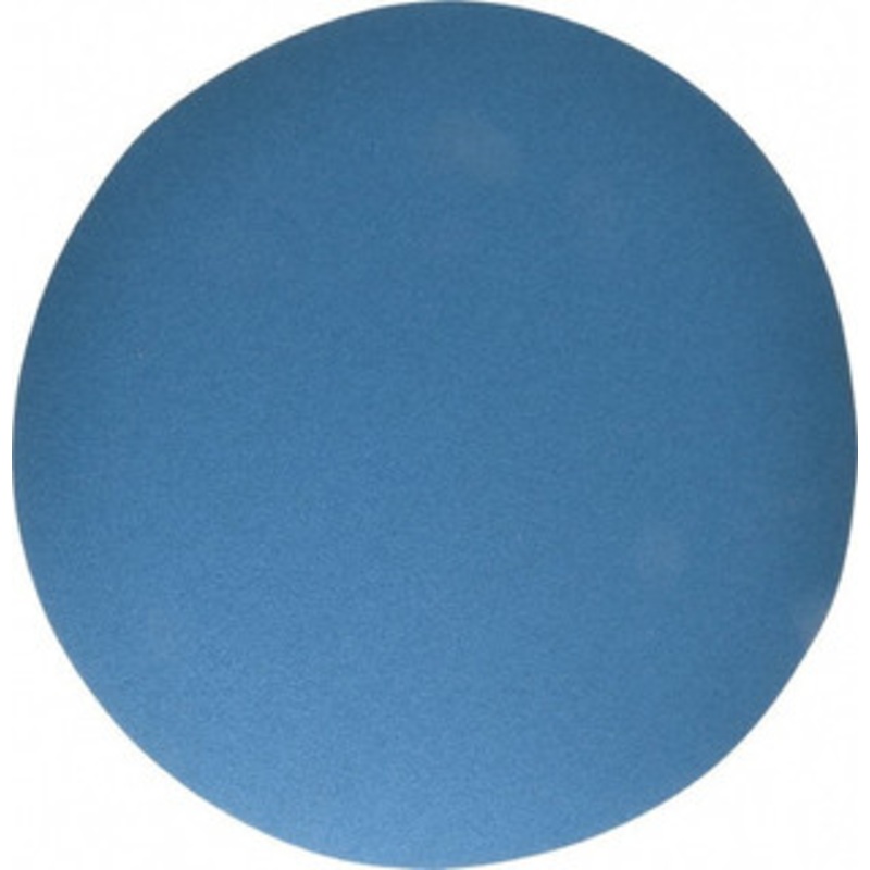 Superior Abrasives 20 Diam, 50 Grit Zirconia Alumina Adhesive PSA Disc Coarse Grade, Blue, X Weighted Backing, Flexible 17485 – 01008887