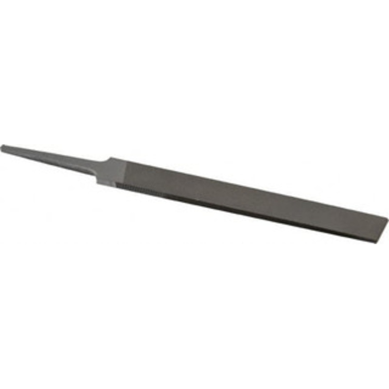 Grobet USA 4 Standard Precision Swiss Pattern Hand File Double Cut, 2 Cut, 17/32 Width x 1/8 Thick, with Tang 31.141 – 60205127