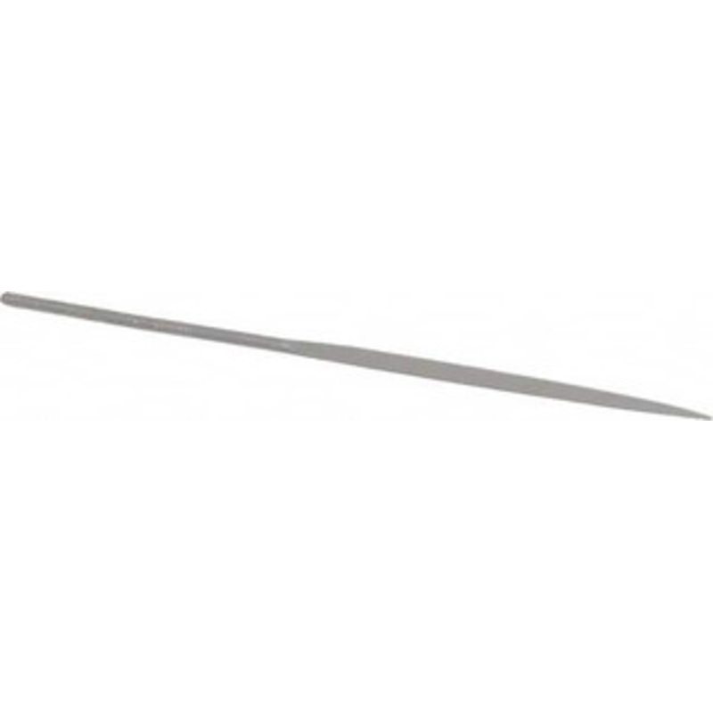 Grobet USA 6-1/4 Needle Precision Swiss Pattern Marking File 0 Cut, 3 LOC, with Handle 31.573 – 97121982